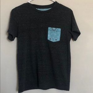 Gray Stylish Pocket Tee